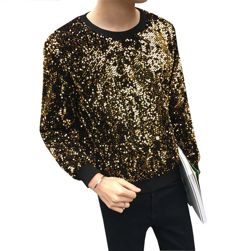 Pull paillette garcon sale