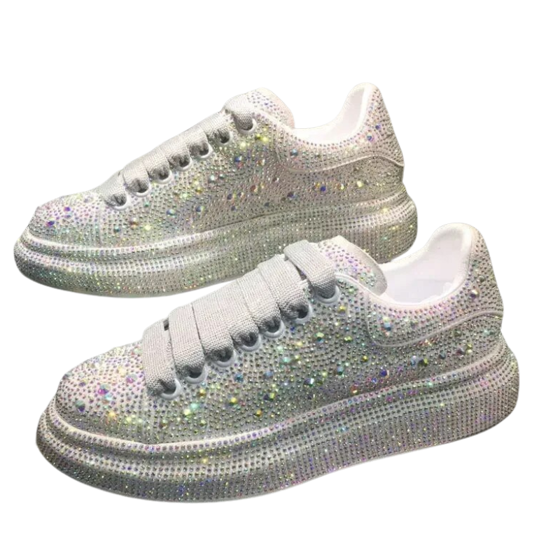 Basket blanche strass shop