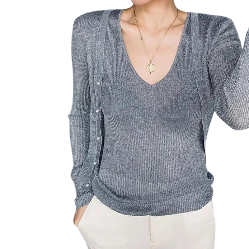 Gilet Paillette Fin Femme - Main Image