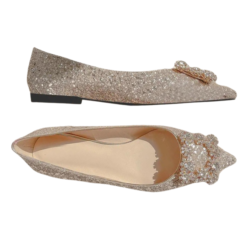 Ballerine rose paillette sales