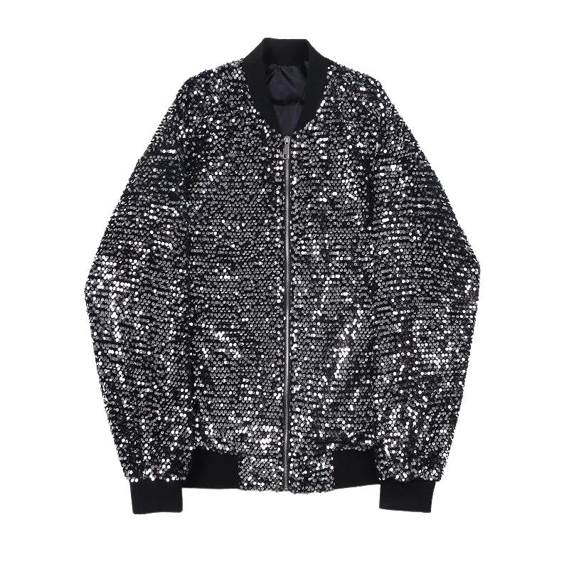 Veste Bomber Paillette Homme