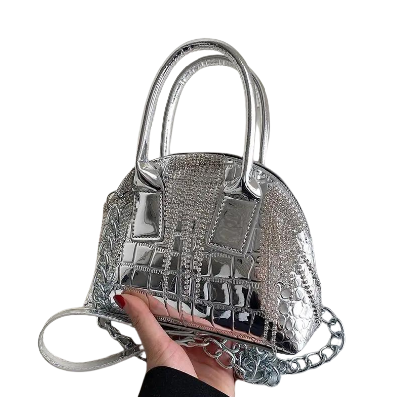 Petit sac argenté clearance