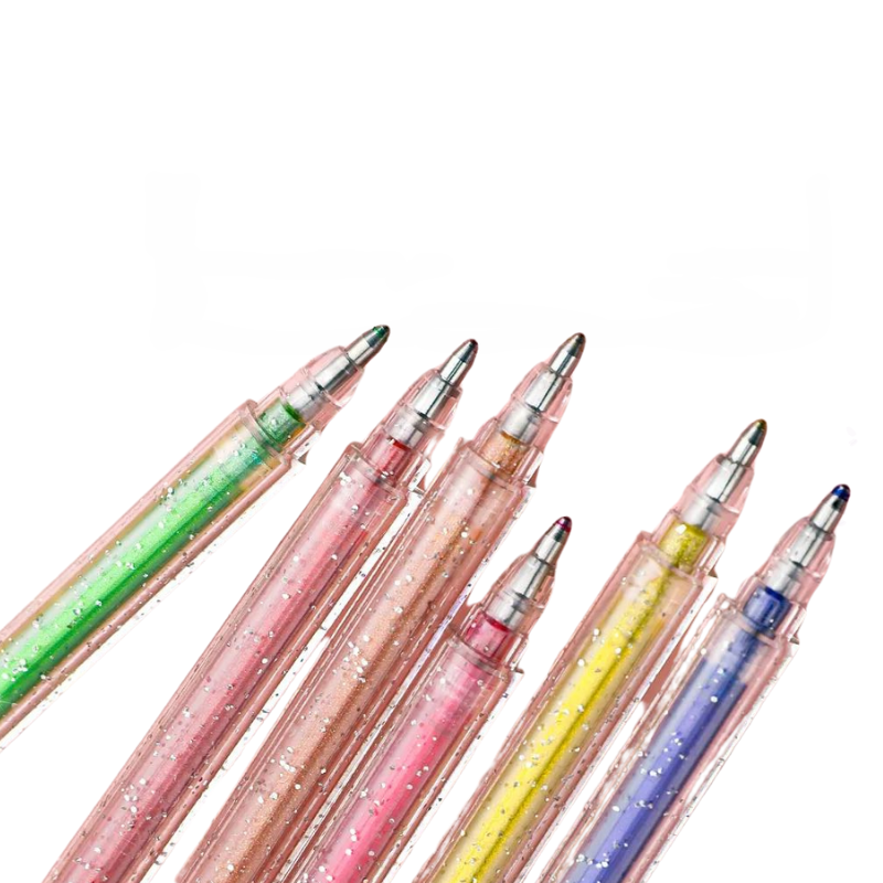 Stylo Encre Gel Pailleté