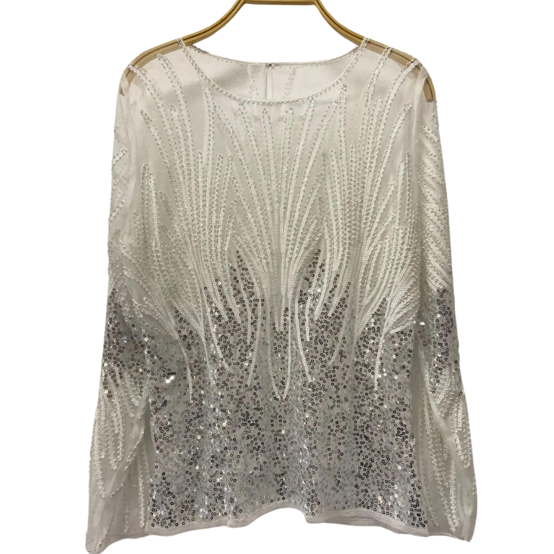 Blouse paillette femme hotsell