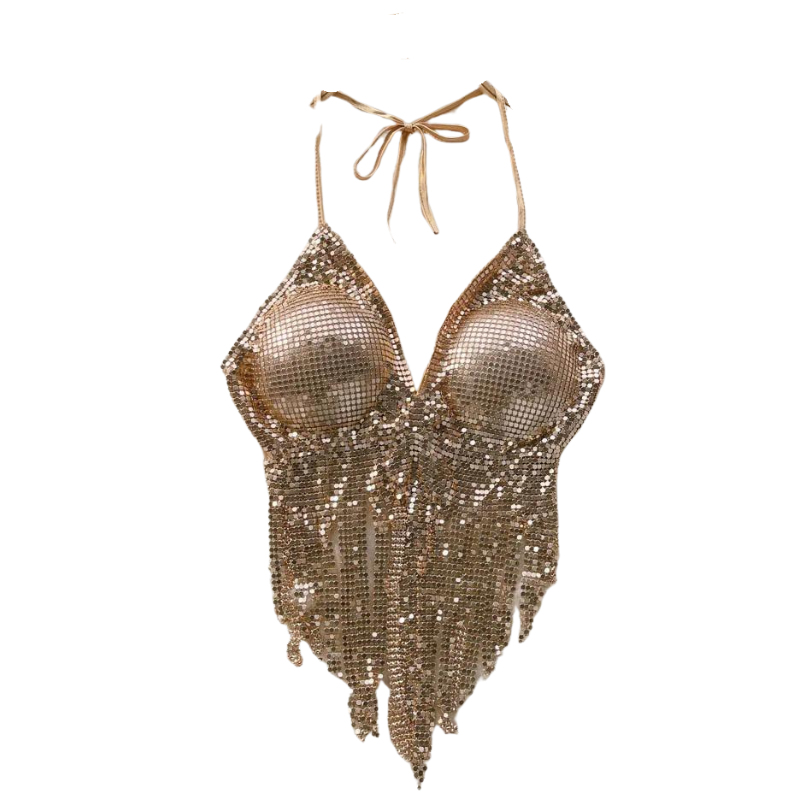 Soutien Gorge Pailleté or