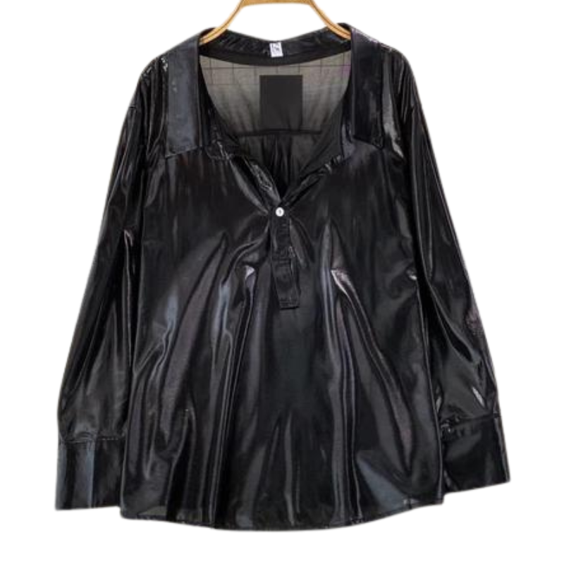 Chemisier Doré Femme noire