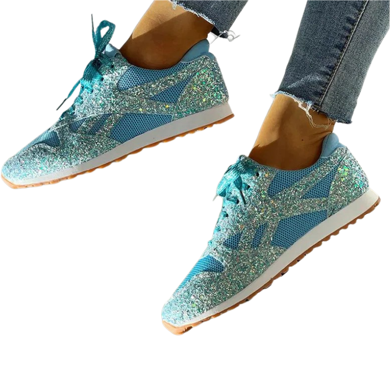 Basket Paillette Femme Sport
