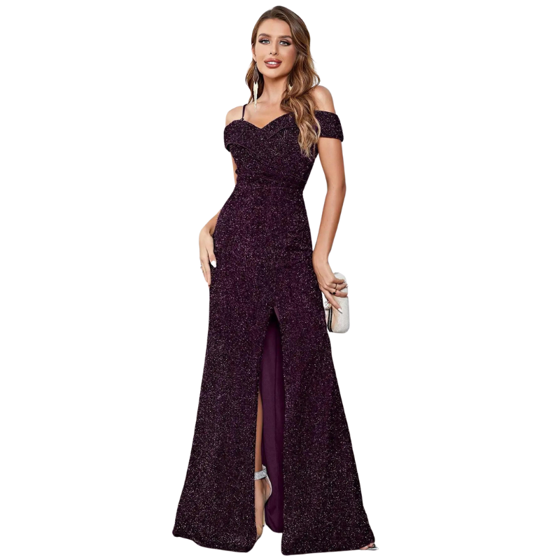Robe Col Tailleur Paillettes Patchwork Fête