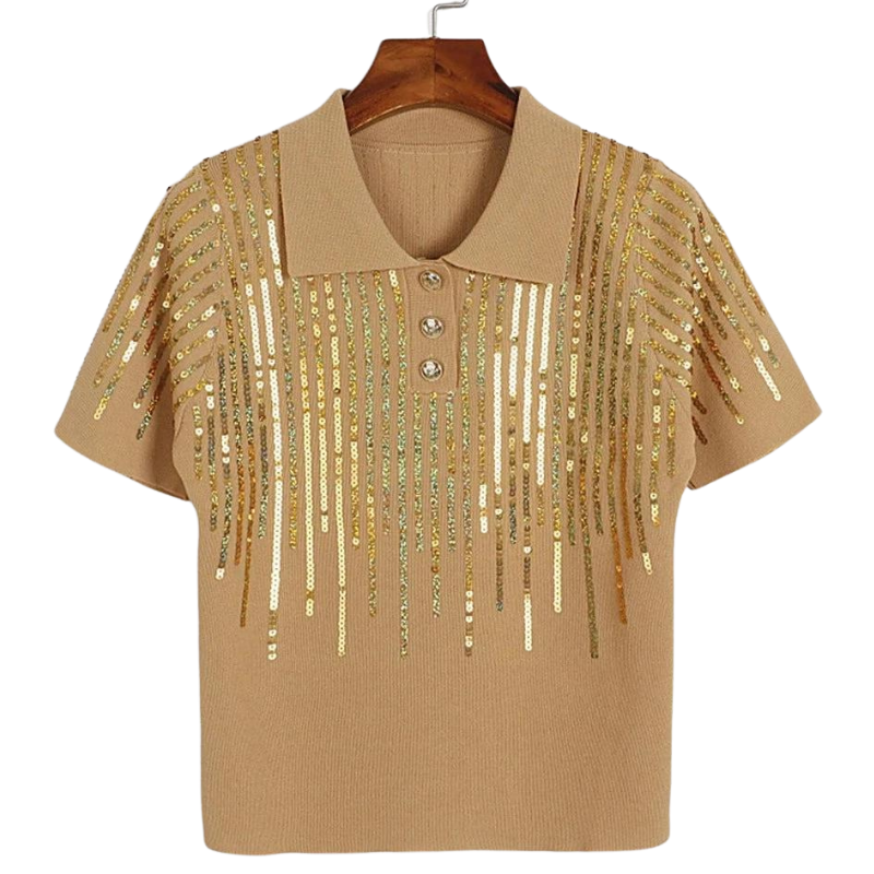 Polo Court Paillette Femme