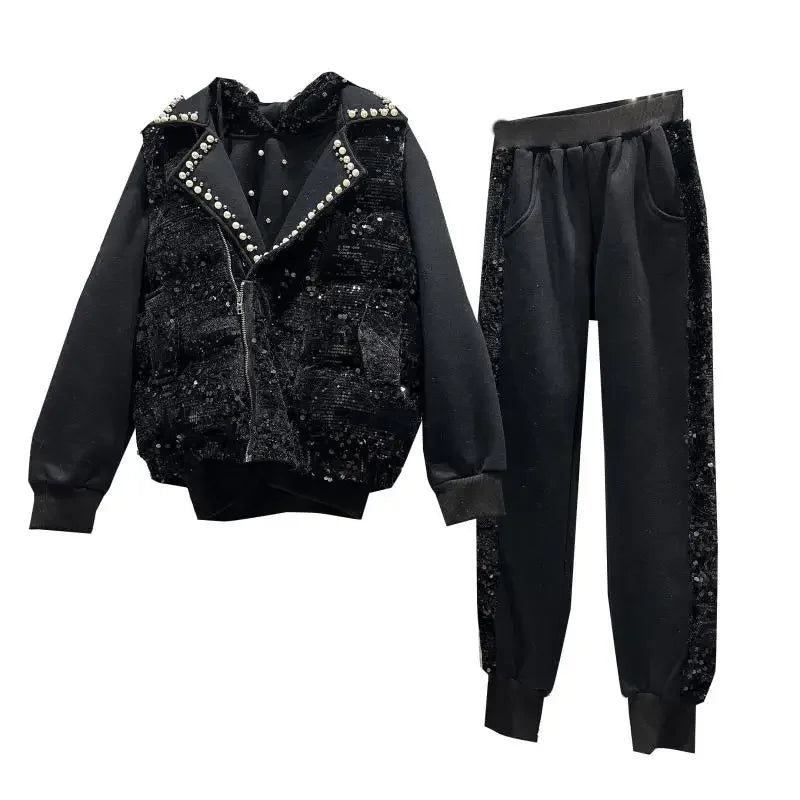Ensemble Jogging Paillette et Veste