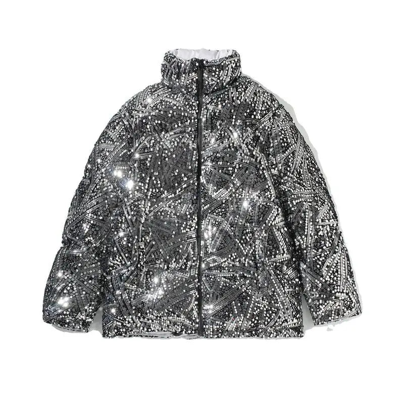 Doudoune Paillette Homme Strass Paillettes – Strass-Paillettes
