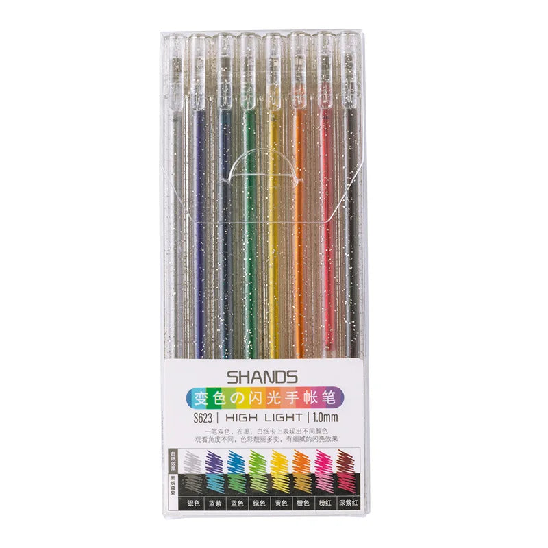 Stylo Encre Gel Pailleté