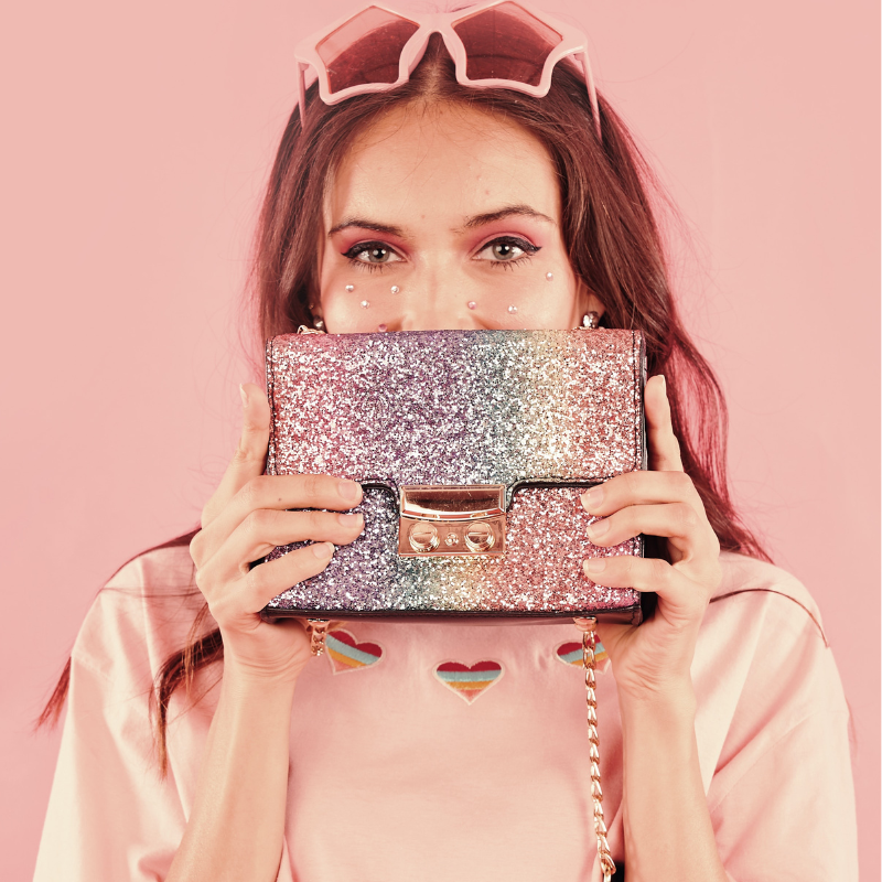 Tenue strass top et paillettes