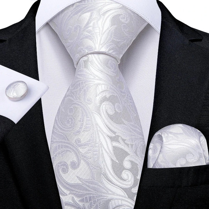 Cravate Blanc  Homme