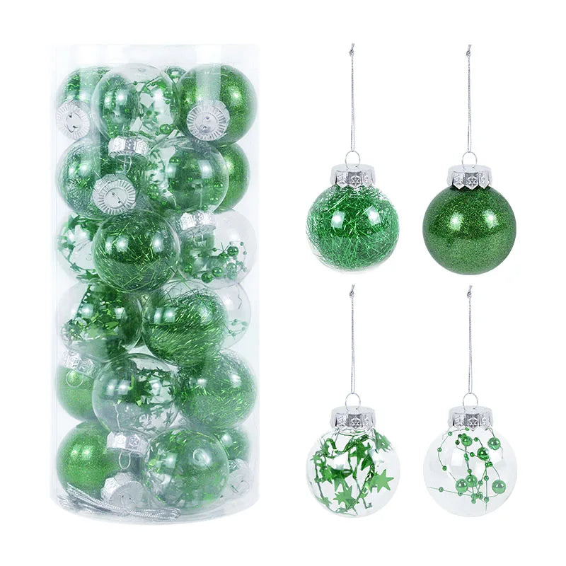 Boule de Noël Transparent Vert