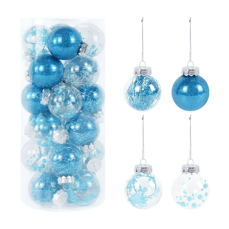 Boule de Noël Transparent Bleu clair