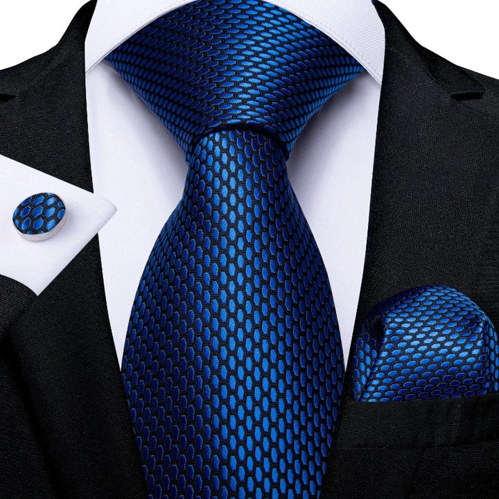Cravate Bleu Foncé  Homme