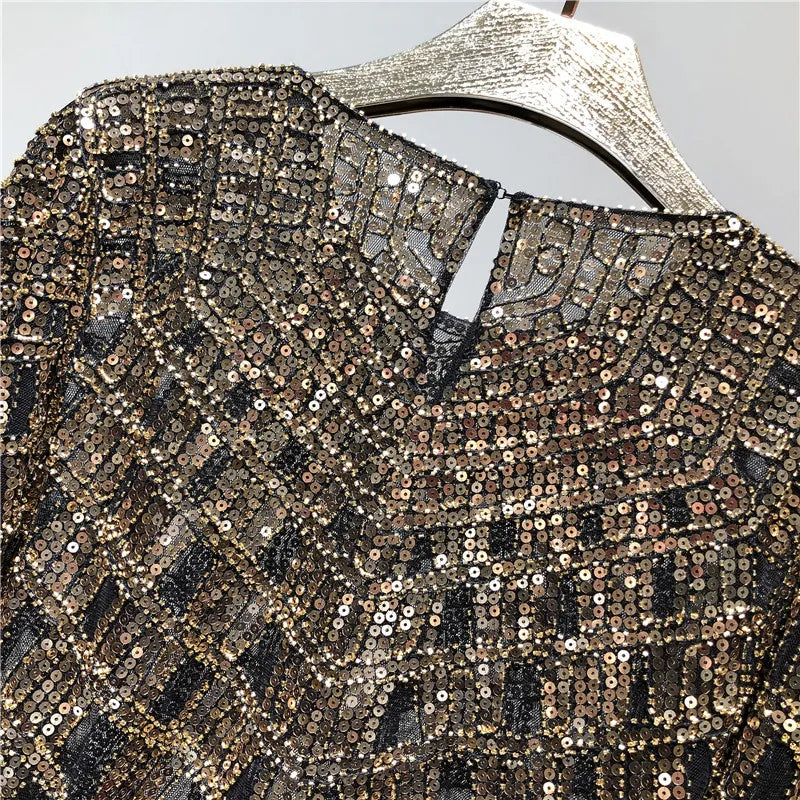 Blouse à Paillettes