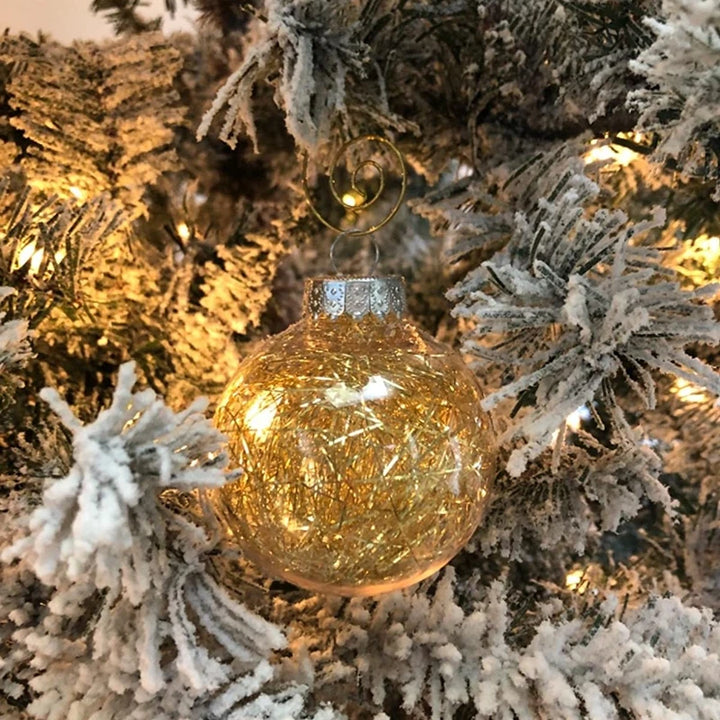 Boule de Noël Transparent Doré