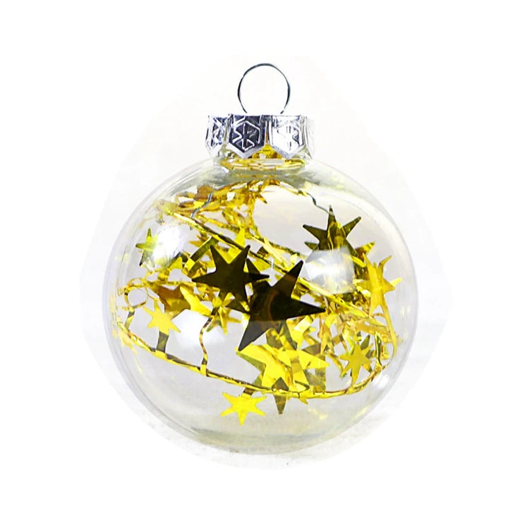 Boule de Noël Transparent Doré