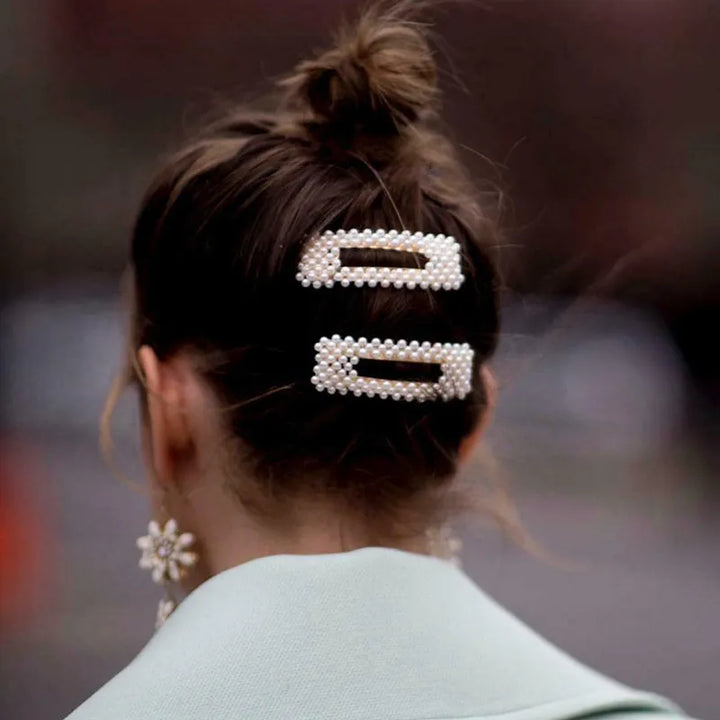 Pince Cheveux Mariage Strass Doré