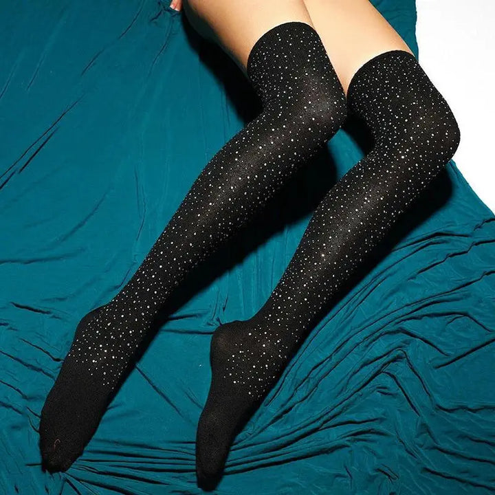 Chaussettes Strass Longues