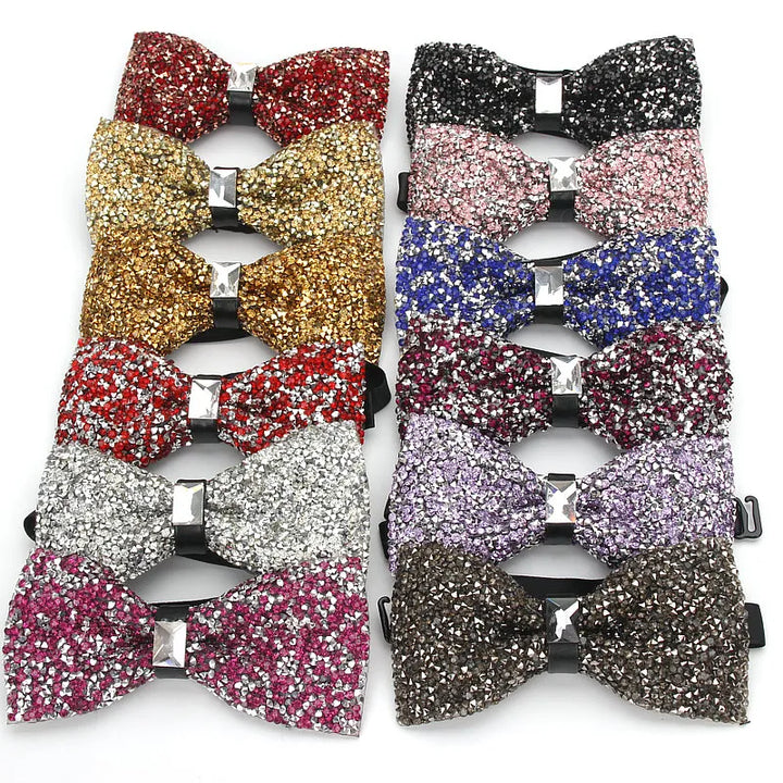 Noeud Papillon Strass Paillette