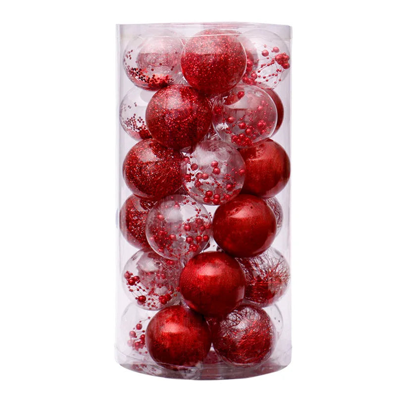 Boule de Noël Transparent Rouge