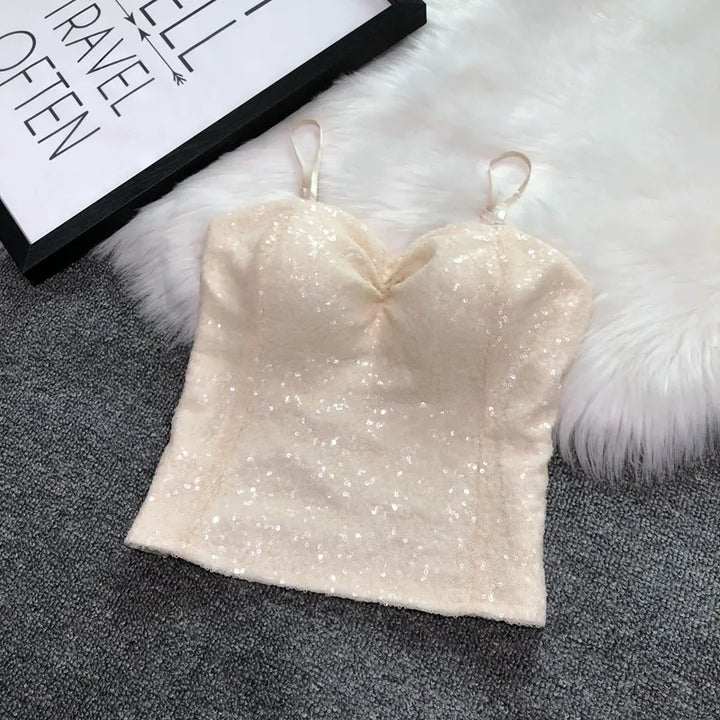 Bustier Paillette Champagne 