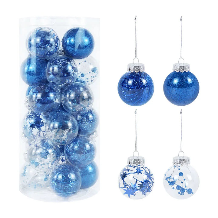 Boule de Noël Transparent Bleu