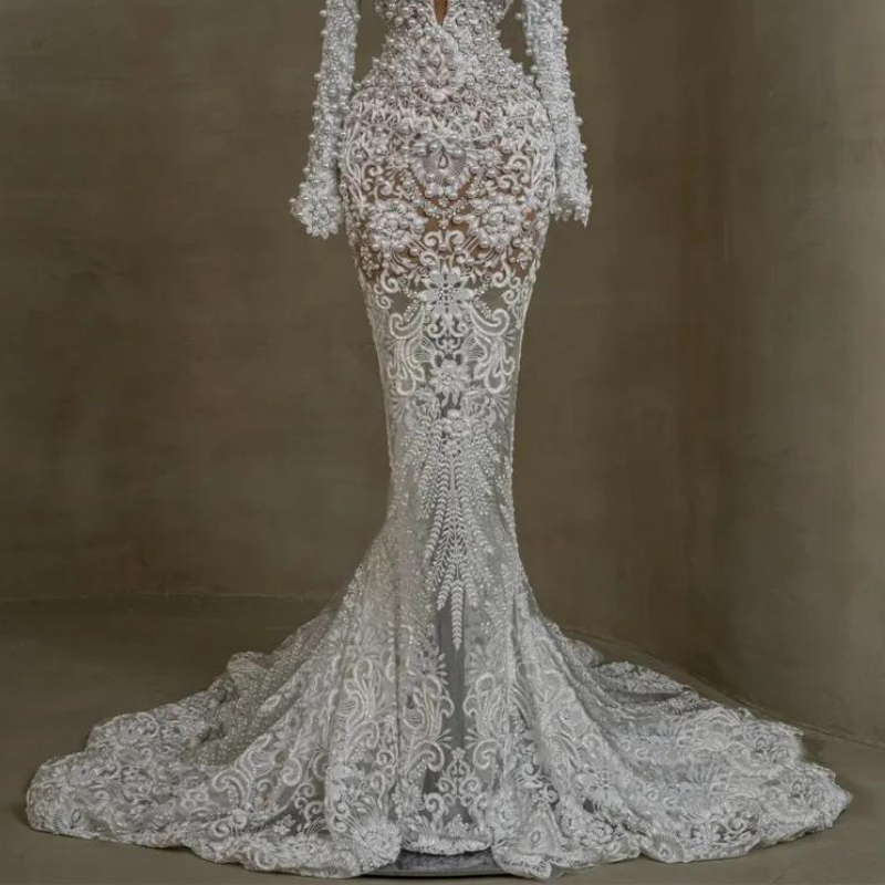 Robe de Mariée Princesse Paillette Epaule Dénudée