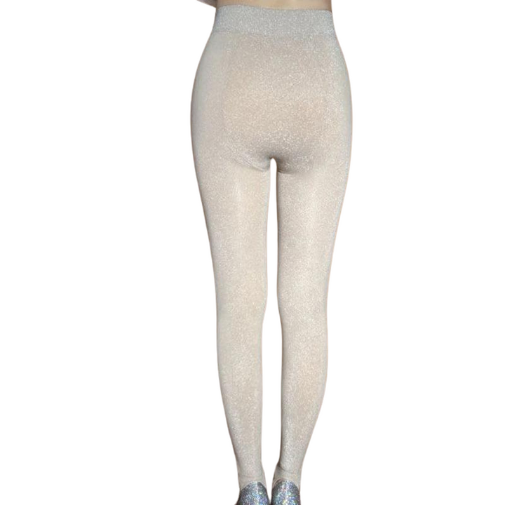 Legging Paillette Femme beige