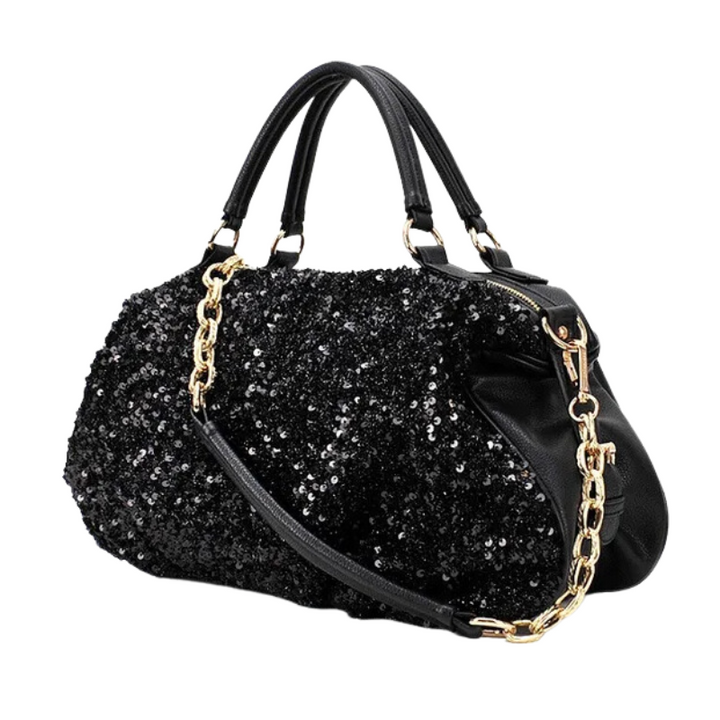 sac paillette noir