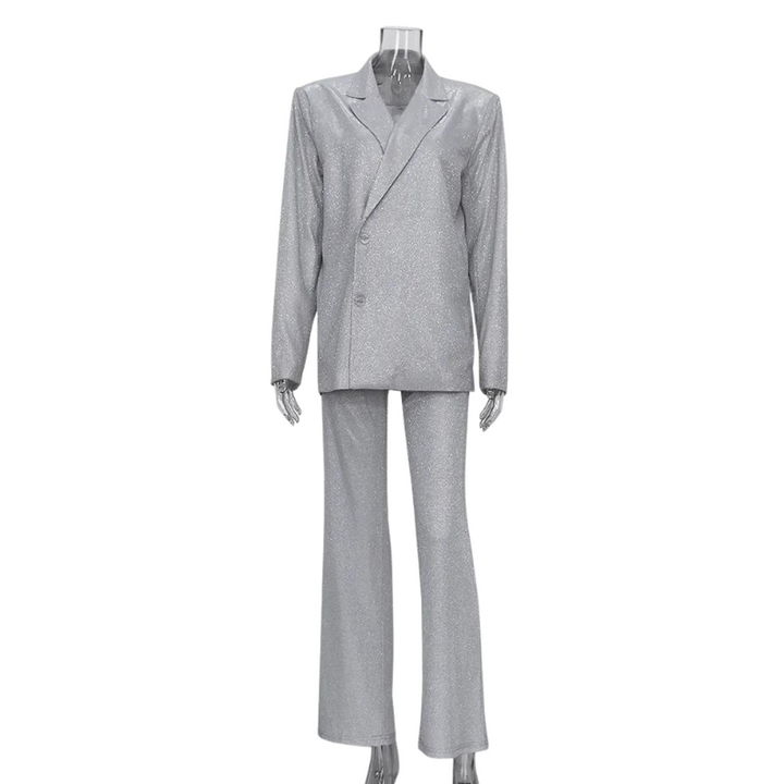 Costume Pour Femme Paillette argent