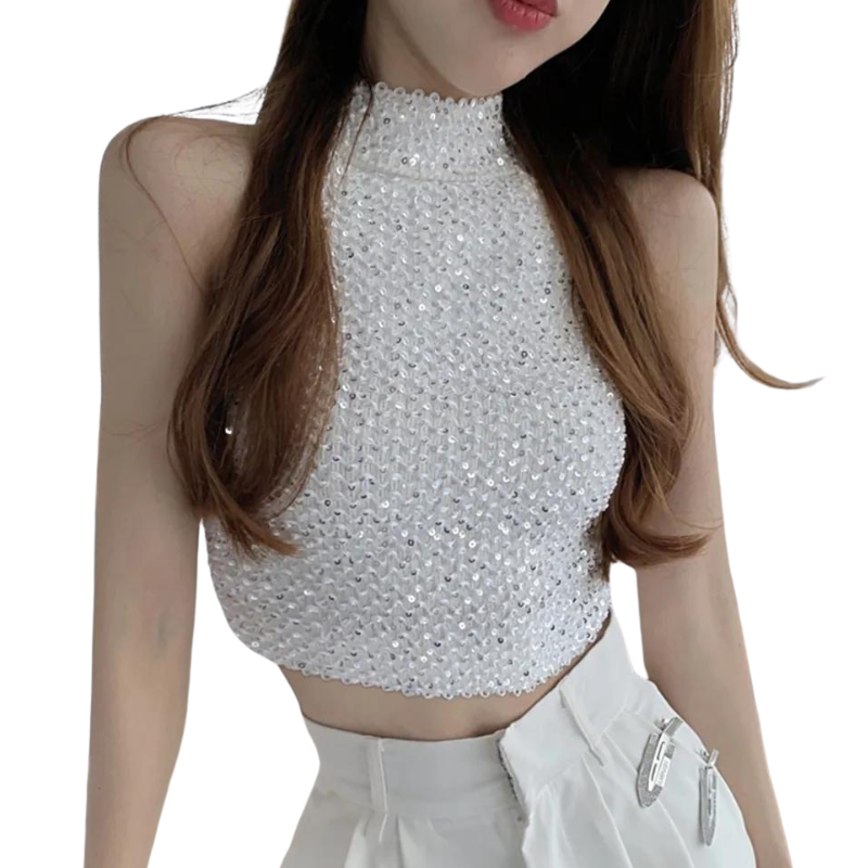 Haut Paillette Femme | Strass Paillettes �?? Strass-Paillettes