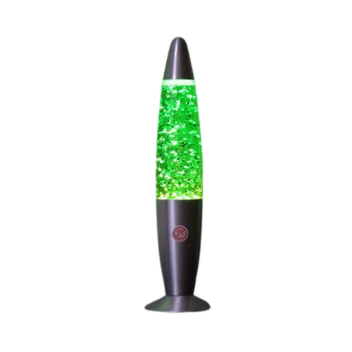 Lampe Paillette verte