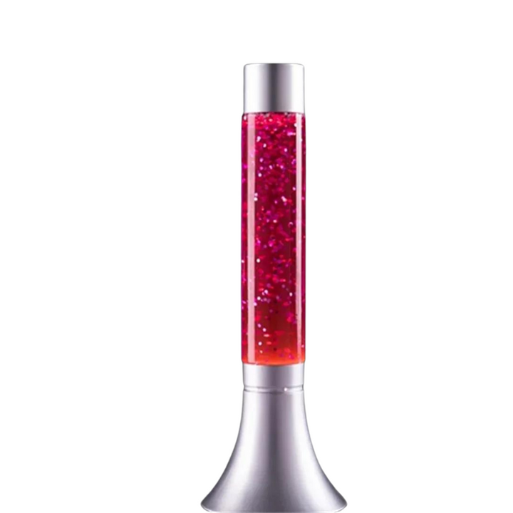 Lampe Paillette Lave rose