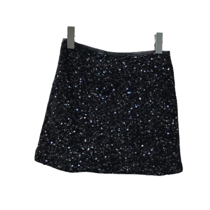 Mini Jupe Short Paillette noir