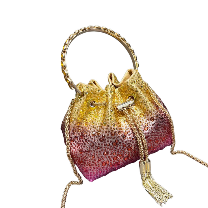 Sac Seau Strass Bicolore