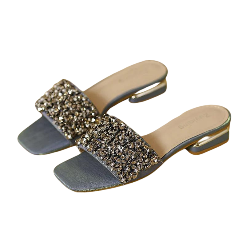 Sandale Grosses Strass Femme