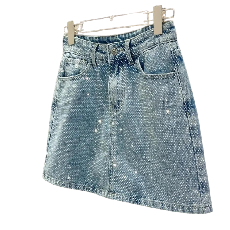 Jupe Strass en Jean