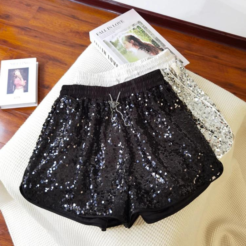 Short Sequin Sport Femme