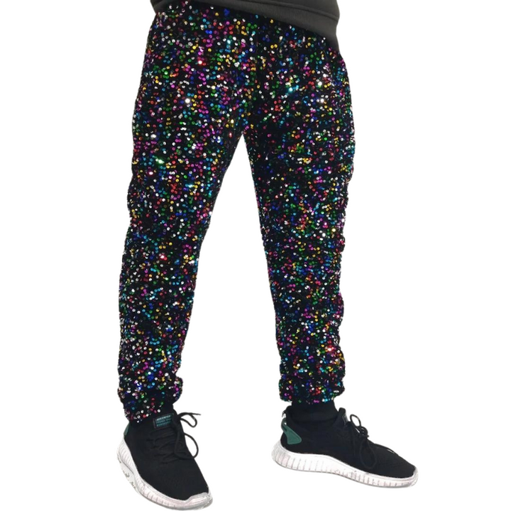 Pantalon Paillette Multi-couleur Pour Homme