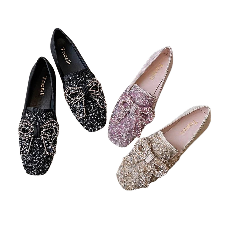 Ballerine Strass Noeud Papillon