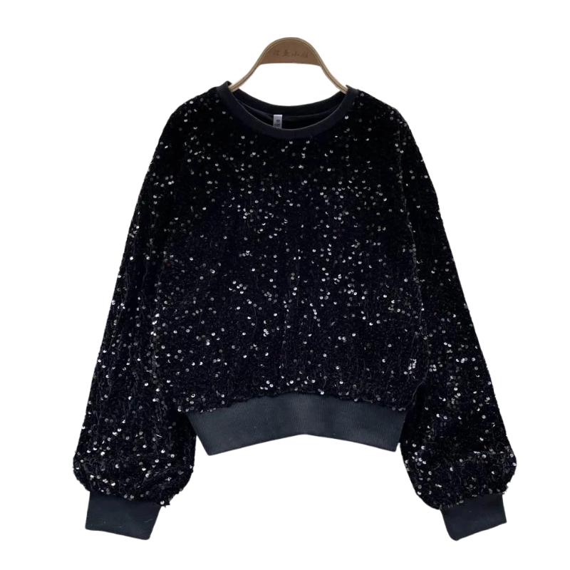 Pull Paillete Femme Strass Paillettes Strass Paillettes