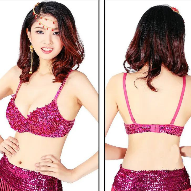 Soutien Gorge Pailleté Fête rose