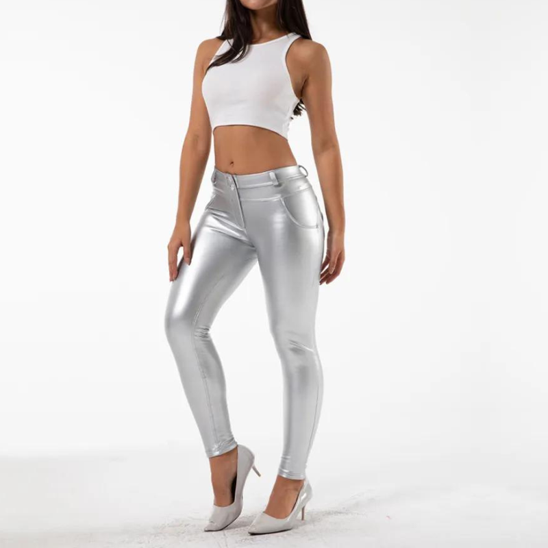 Pantalon Argenté femme 