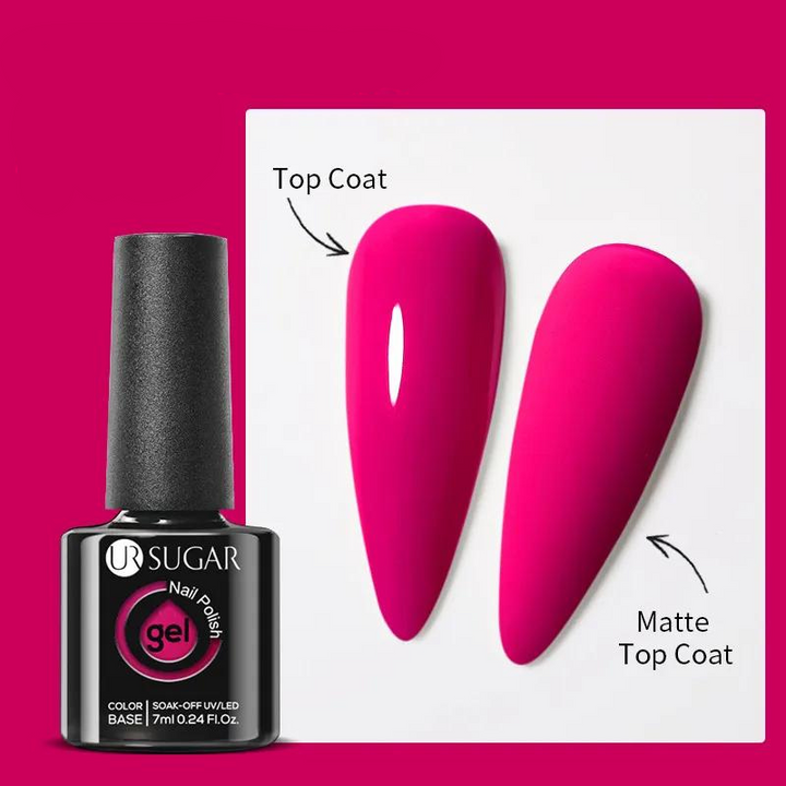 Gel à Ongles Pailleté fuchsia