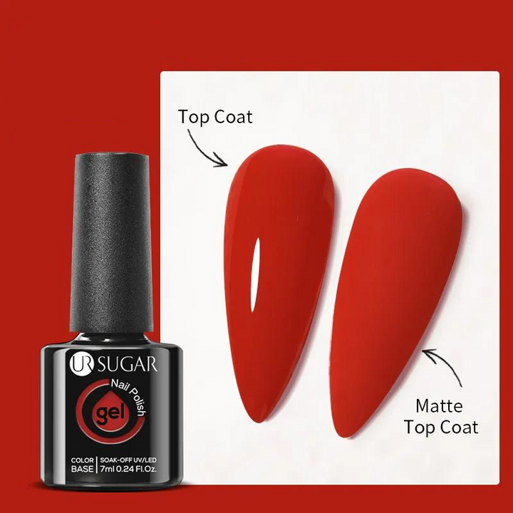 Gel à Ongles Pailleté rouge