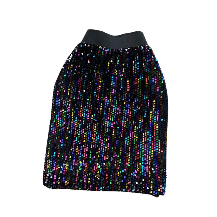 Jupe Multi-Couleur Sequin Elastique